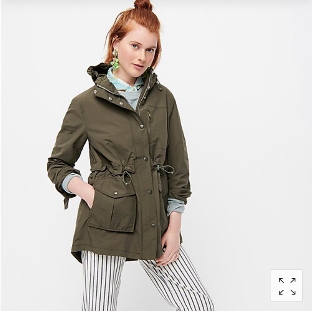 J Crew Petite Perfect Raincoat